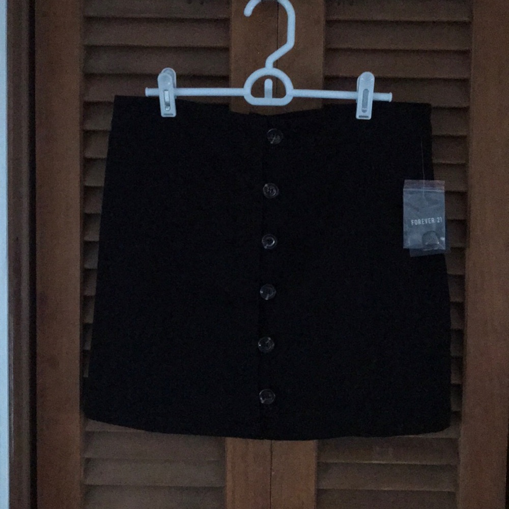 black button-down skirt, never worn!